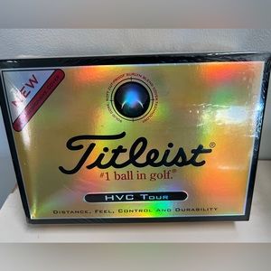 TITLEIST HVC Tour Golf Balls Box of 12 New Sealed